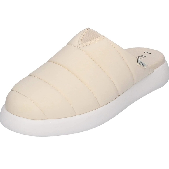 Toms Alpargata Mallow mule half sneakers half slip on size 8.5W color cr… - Picture 1 of 8